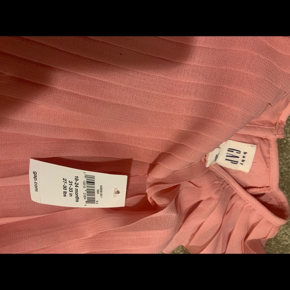 Baby Gap Pink Pleated Dress - Picture 3 of 5